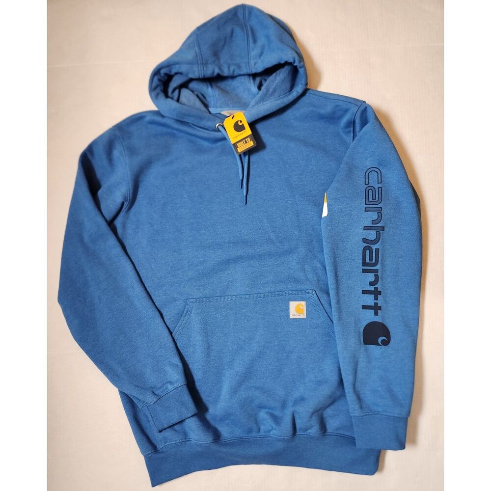 Carhartt Loose Fit Midweight Hoodie Horizon Blue Men's Size Medium